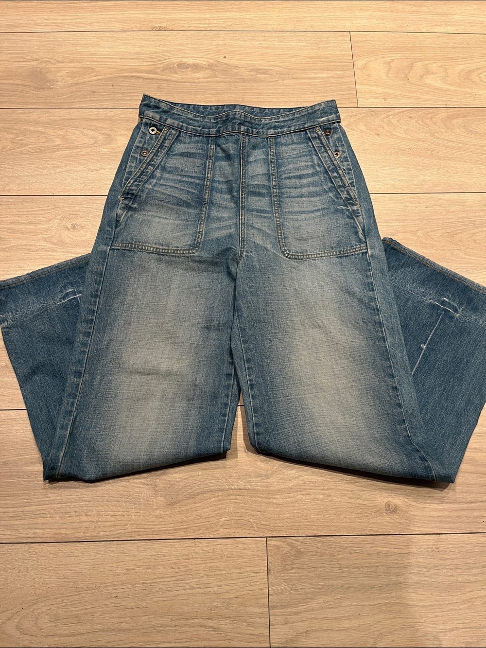 James Perse Light Blue Denim Trousers